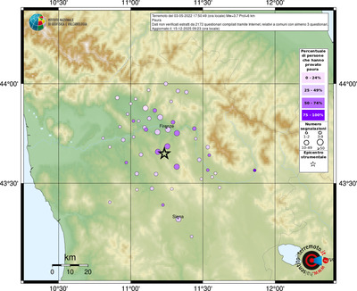 Mappa comuni con almeno 3 questionari