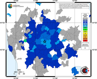 Mappa EMS - territori comuni
