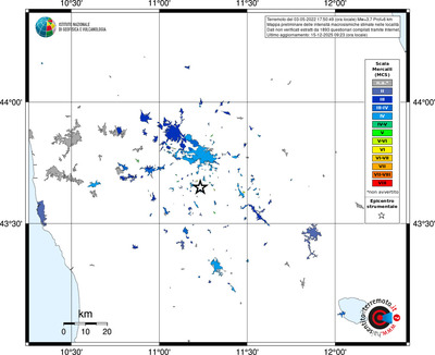 Mappa MCS - territori località
