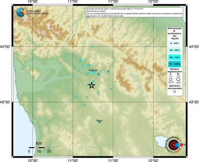 Mappa comuni con almeno 3 questionari