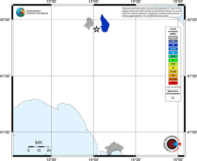 Mappa EMS - territori comuni