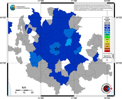 Mappa EMS - territori comuni