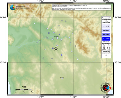 Mappa comuni con almeno 3 questionari