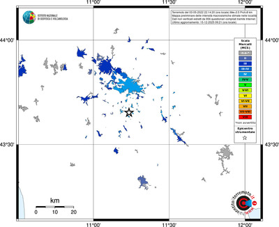 Mappa MCS - territori località