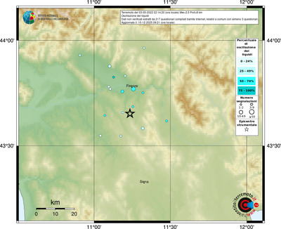 Mappa comuni con almeno 3 questionari