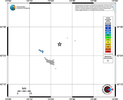 Mappa EMS - territori località