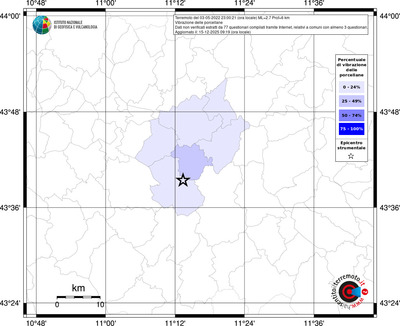 Mappa territorio comunale con almeno 3 questionari