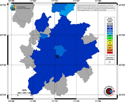 Mappa EMS - territori comuni