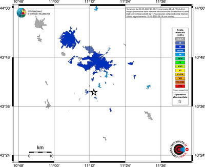 Mappa MCS - territori località