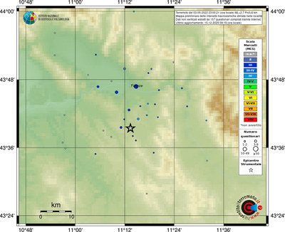 Mappa MCS - località