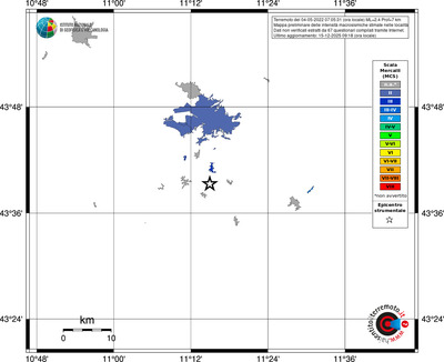 Mappa MCS - territori località