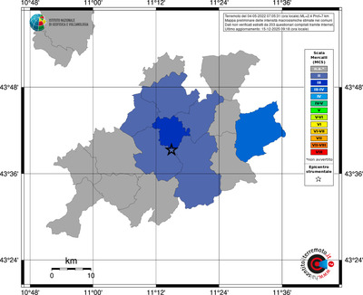 Mappa MCS - territori comuni