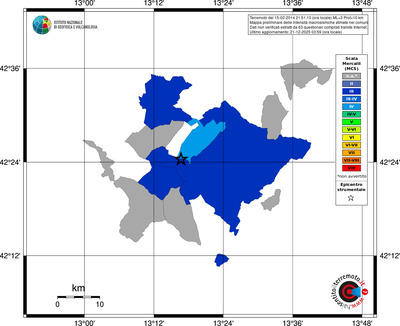 Mappa MCS - territori comuni