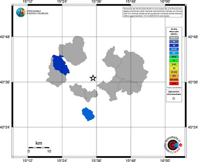 Mappa MCS - territori comuni