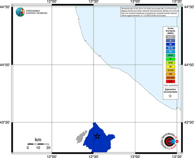 Mappa EMS - territori comuni