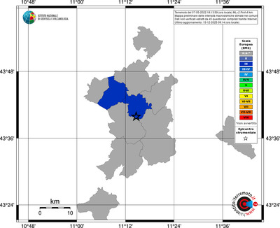 Mappa EMS - territori comuni