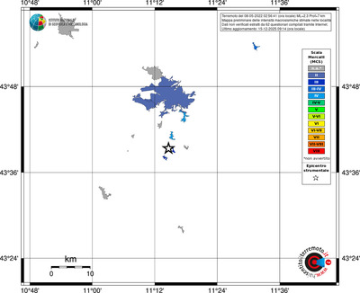 Mappa MCS - territori località