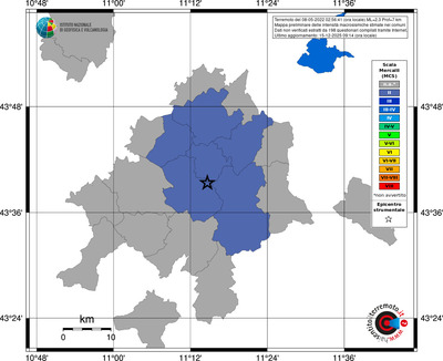 Mappa MCS - territori comuni