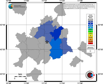Mappa MCS - territori comuni