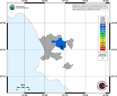 Mappa EMS - territori comuni
