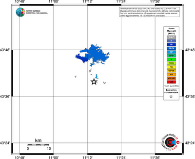 Mappa MCS - territori località
