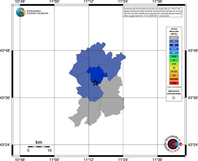 Mappa MCS - territori comuni