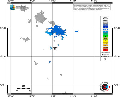 Mappa MCS - territori località
