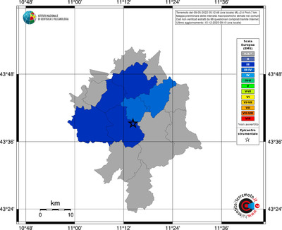 Mappa EMS - territori comuni