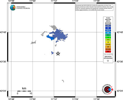 Mappa MCS - territori località