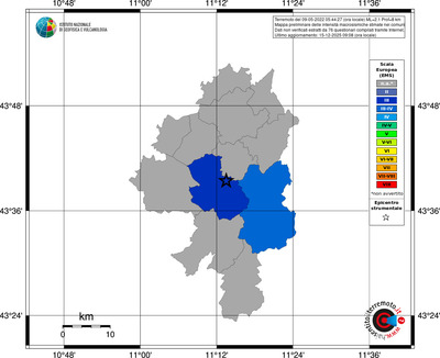 Mappa EMS - territori comuni