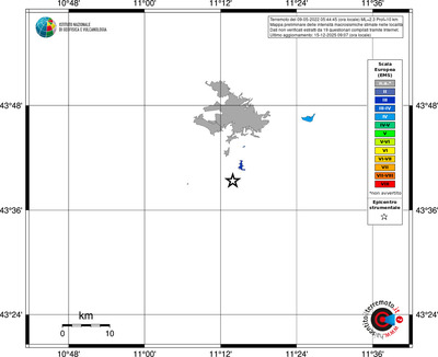 Mappa EMS - territori località