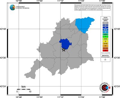 Mappa EMS - territori comuni