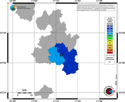 Mappa EMS - territori comuni
