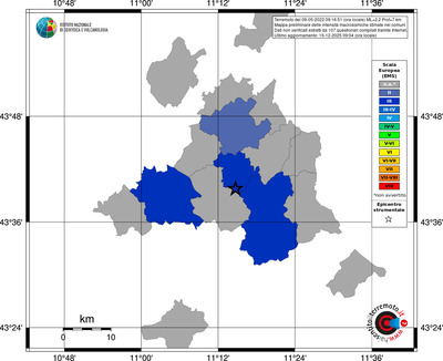 Mappa EMS - territori comuni