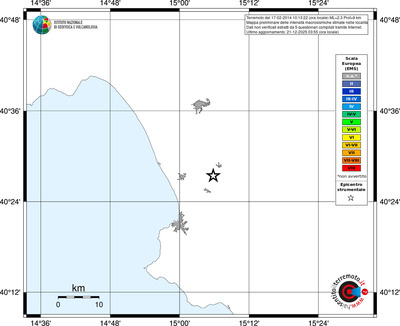 Mappa EMS - territori località