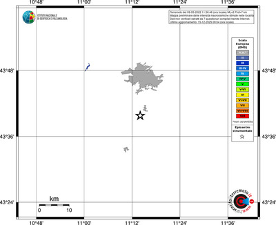 Mappa EMS - territori località