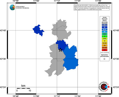 Mappa MCS - territori comuni