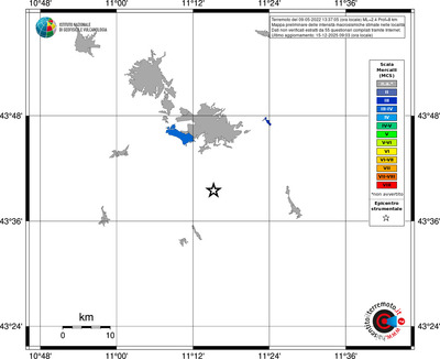 Mappa MCS - territori località