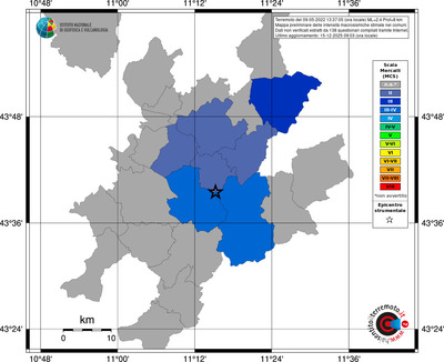 Mappa MCS - territori comuni