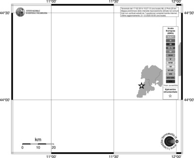 Mappa EMS - territori comuni