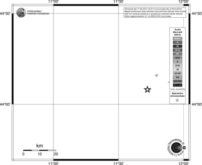 Mappa MCS - territori località