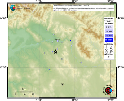 Mappa comuni con almeno 3 questionari
