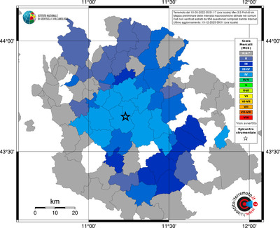 Mappa MCS - territori comuni
