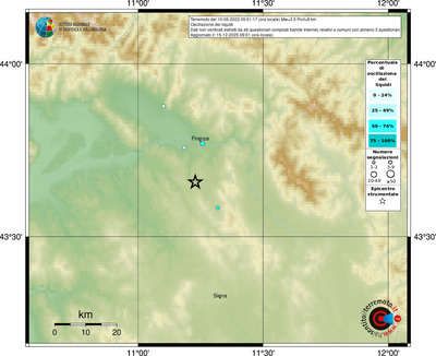 Mappa comuni con almeno 3 questionari