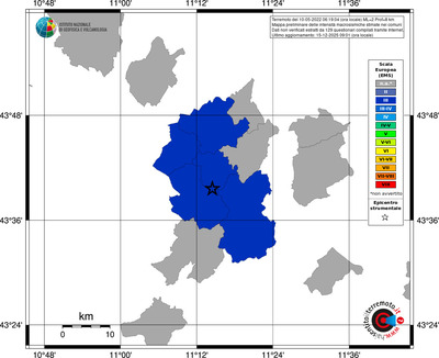 Mappa EMS - territori comuni
