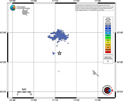 Mappa MCS - territori località