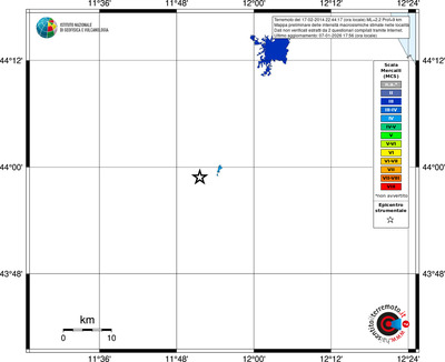 Mappa MCS - territori località