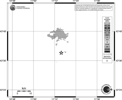 Mappa EMS - territori località