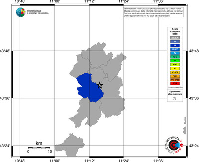 Mappa EMS - territori comuni