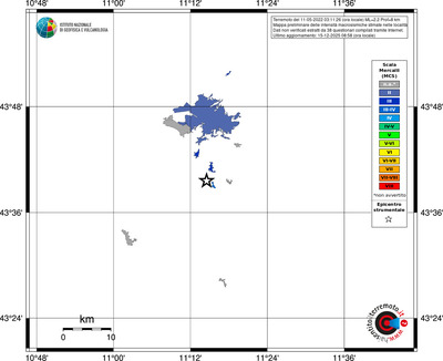 Mappa MCS - territori località